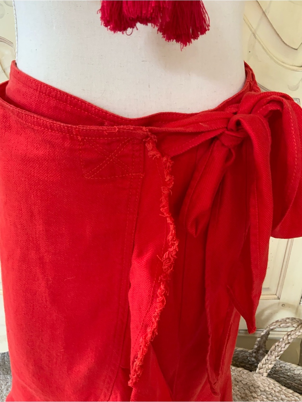 Anthropologie Holding Horses Ruffle Wrap Skirt - Picture 3 of 12